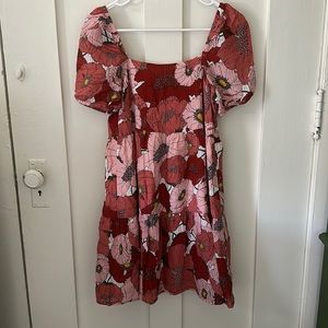 Flowy floral dress